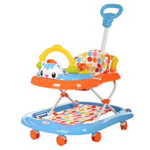 Ходунки детские Bambi  839-1B, с родительской ручкой и ковриком